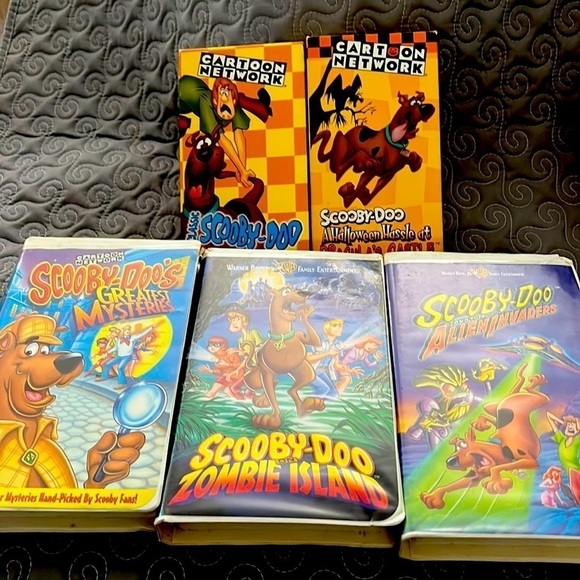 Scooby Doo Lot of 5 VHS Tapes